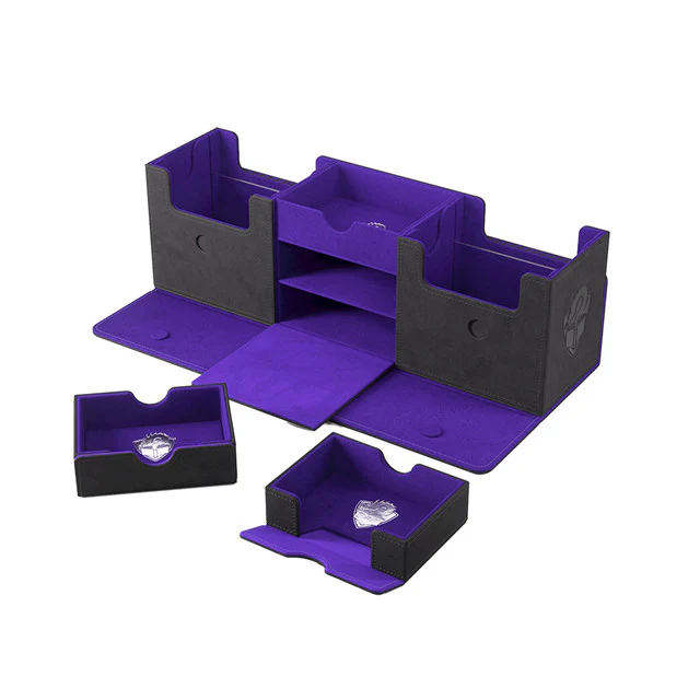Gamegenic Deck Box: The Academic 266+ XL - Black/Purple - Image 5