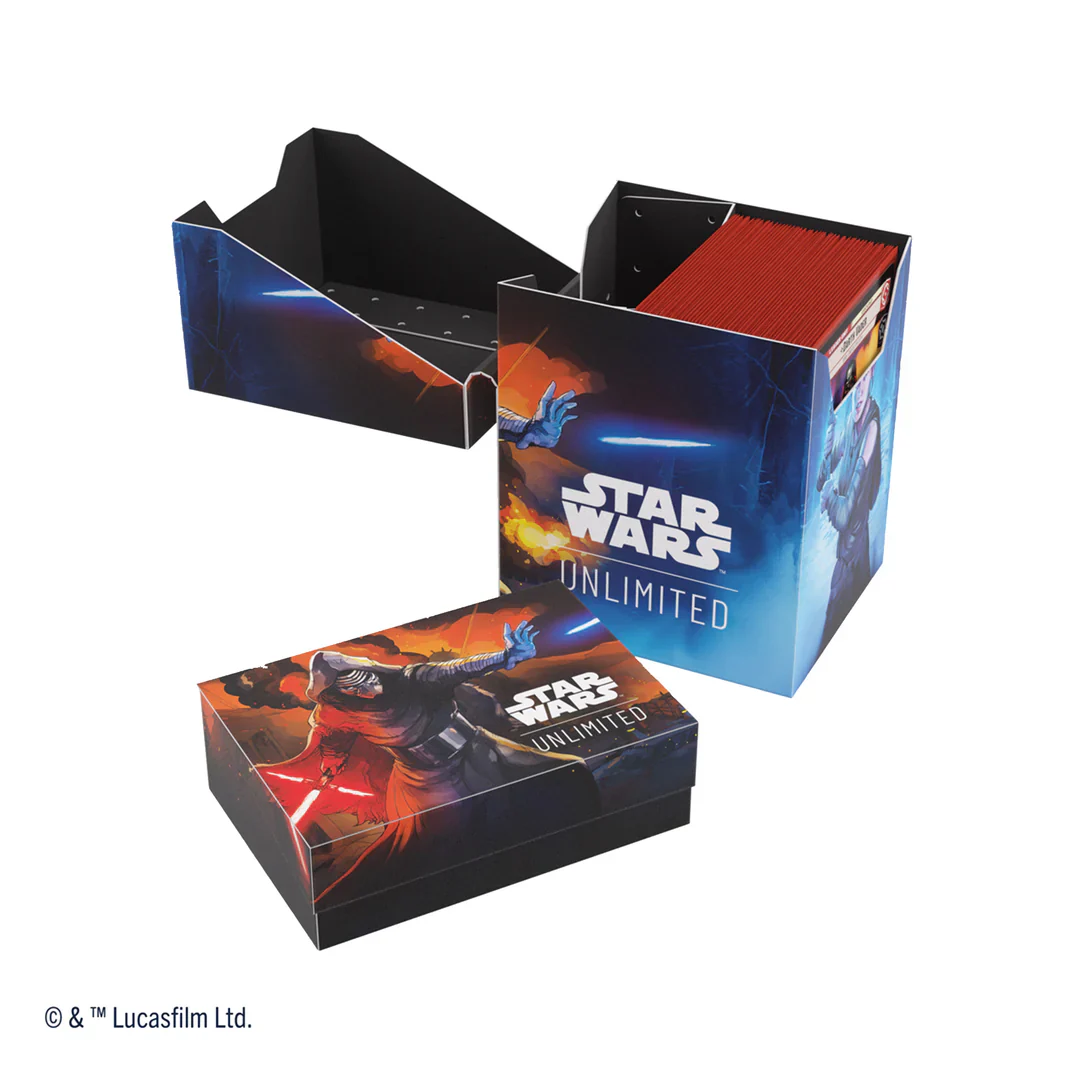 Gamegenic Deck Box: Star Wars Unlimited - Soft Crate - Rey/Kylo Ren - Image 3
